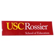 USC Trojans Cardinal Rossier School of Education Decal